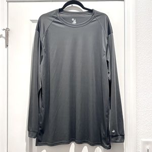 Badger sport men’s dri-fit long sleeve tee XL
